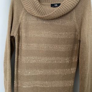 Gold sparkly sweater dress ✨✨